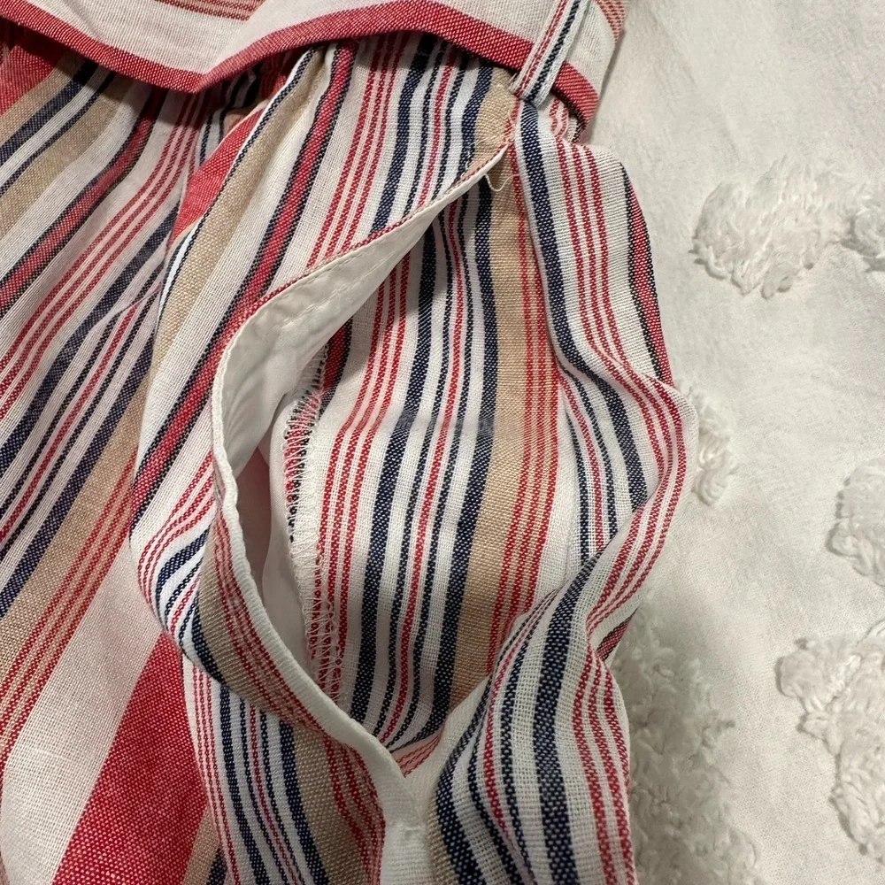 Boho Striped Tie Waist Shorts for Women - Perfect for Spring and Summer Fashion - Picture 6 of 6